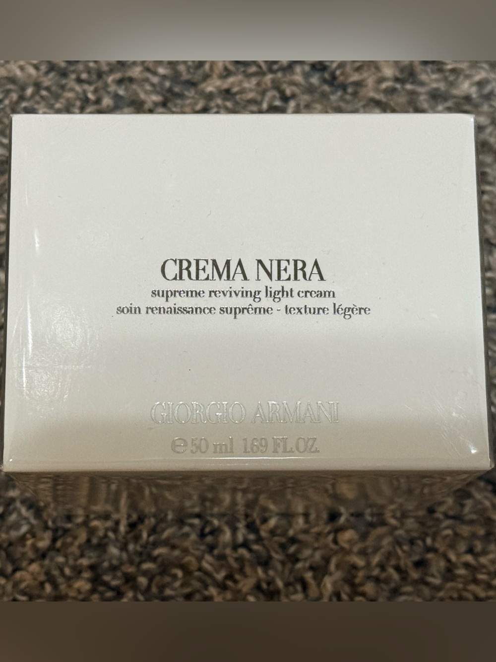 Giorgio Armani Crema Nera Lightweight Face Cream - White